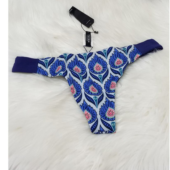 TAVIK Monaco White Sand Morgan Summer Swim Pool Party Bikini Bottoms Sz M NWT - Picture 2 of 5